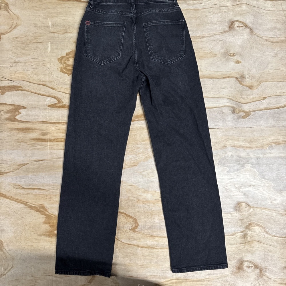 BDG URBAN‎ OUTFITTERS BLACK STRETCH COWBOY STRAIGHT LEG HIGH RISE JEANS SZ 27 - Picture 8 of 8